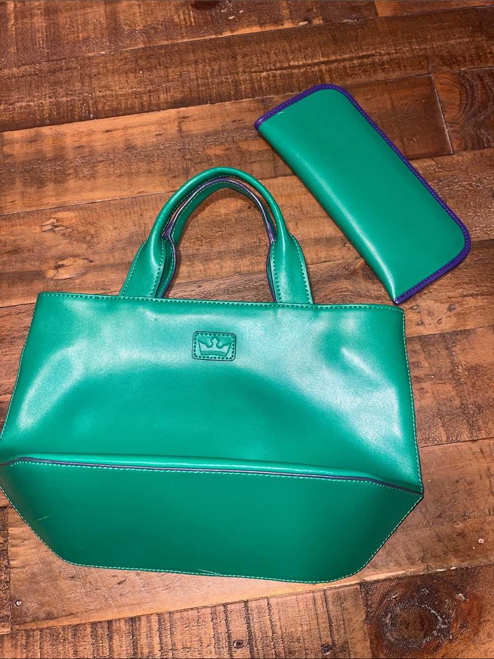 Women's Green Baekgaard Small Bag with Bonus Eyeglass Case